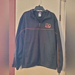 Men's Cincinnati Bengals Quarter-Zip Jacket